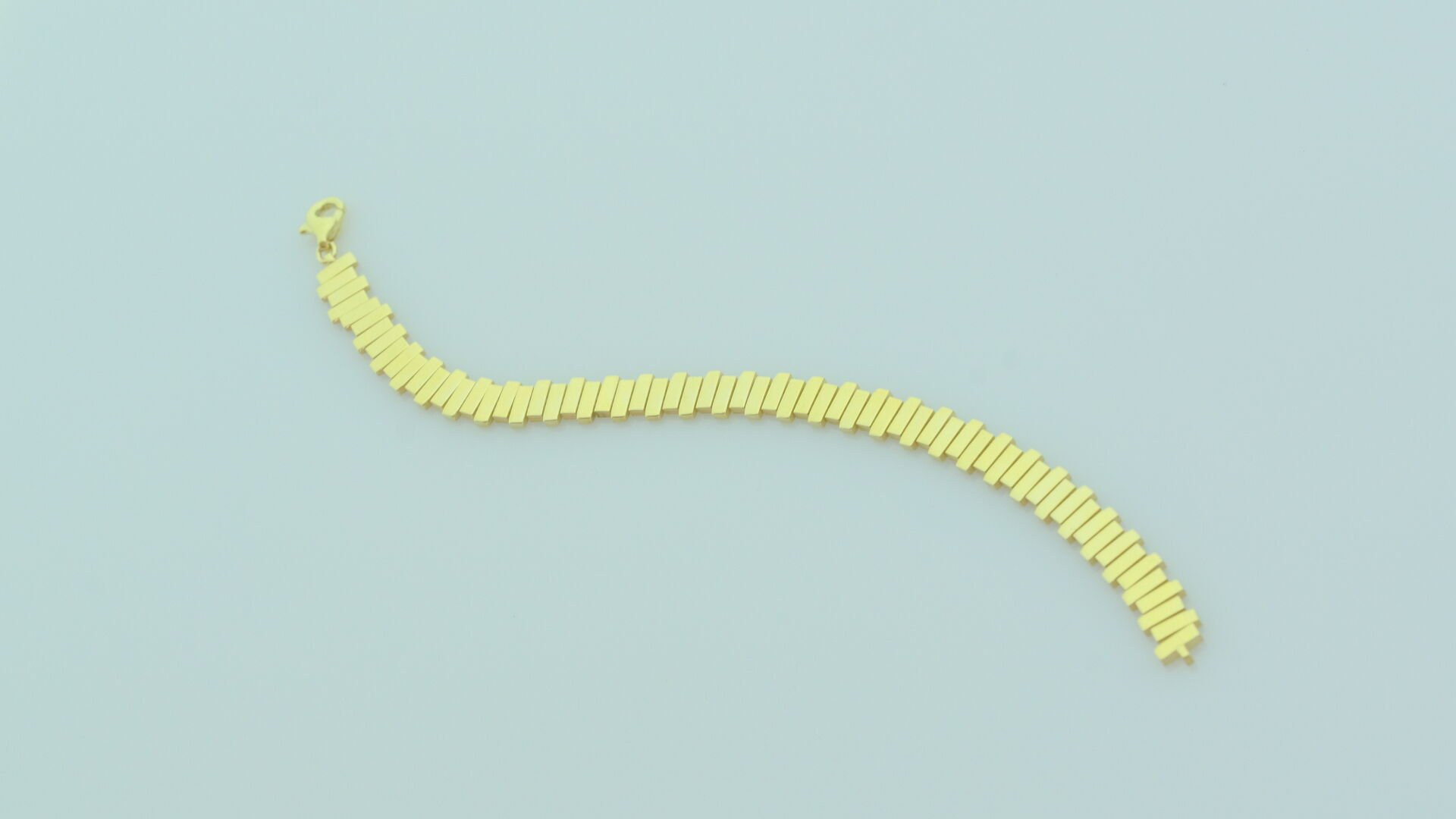 Özel Tasarım Altın Dikdörtgen Formlu Bileklik