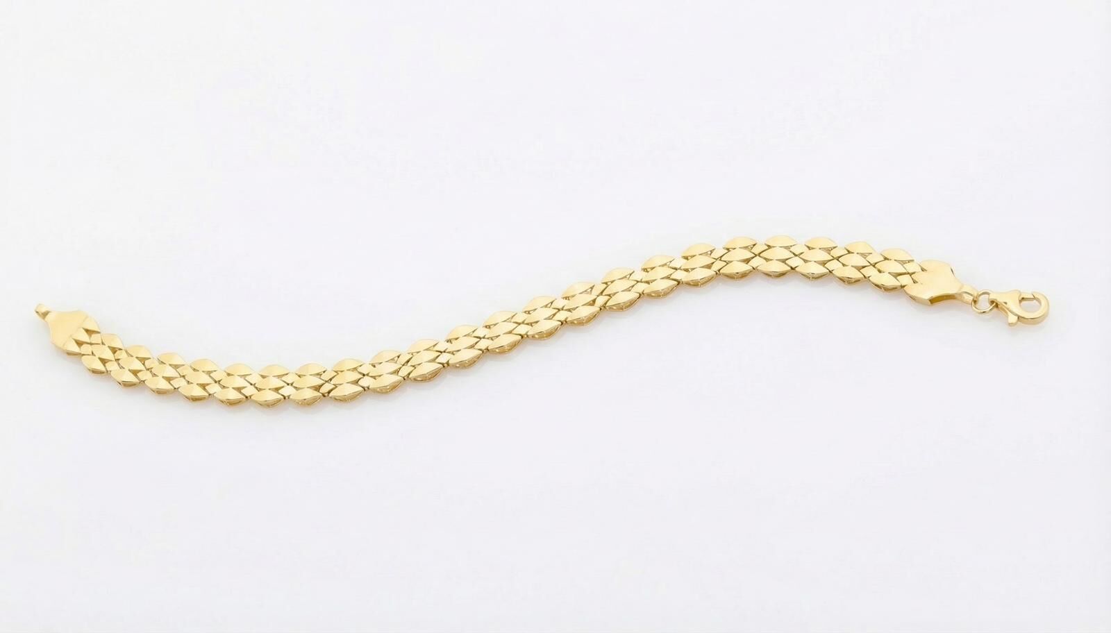 Özel Tasarım Pul Dokulu Altın Bileklik