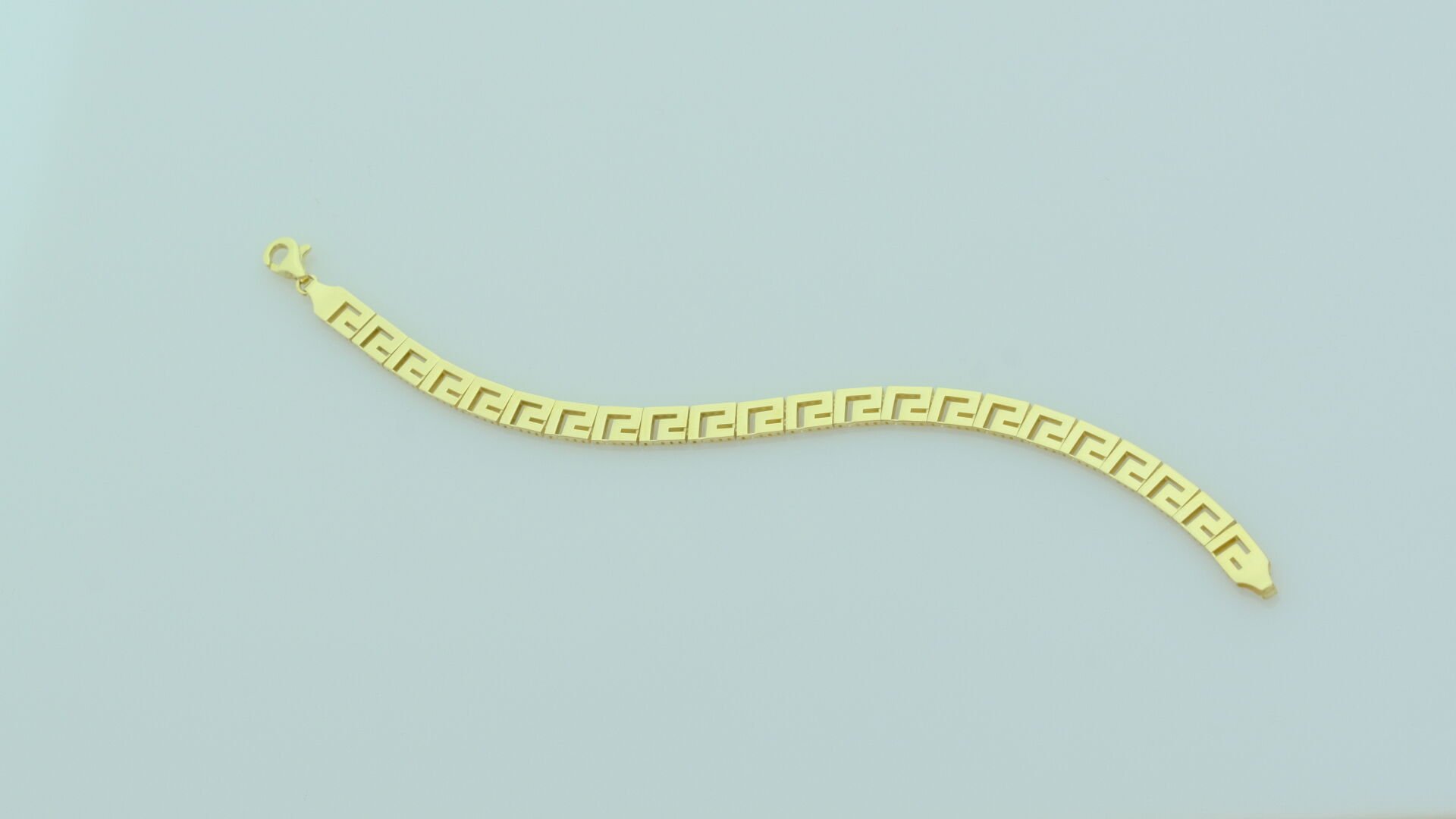 Altın Antik Yunan Motifli Bileklik