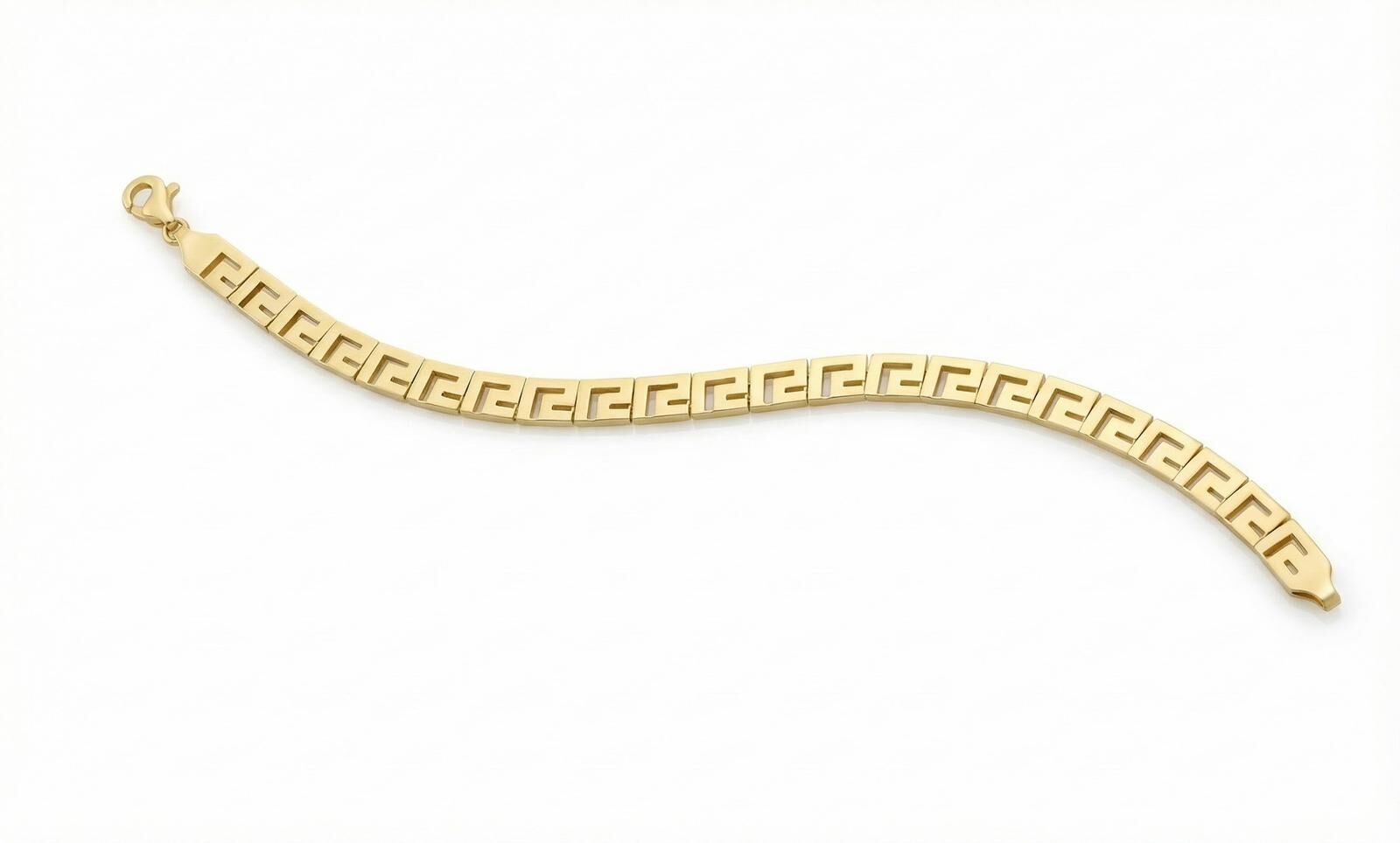 Altın Antik Yunan Motifli Bileklik