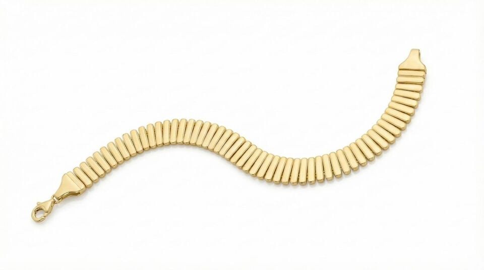 Altın Zarafet Tüneli Bileklik