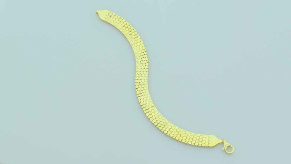 Altın Petek Işıltısı Bileklik