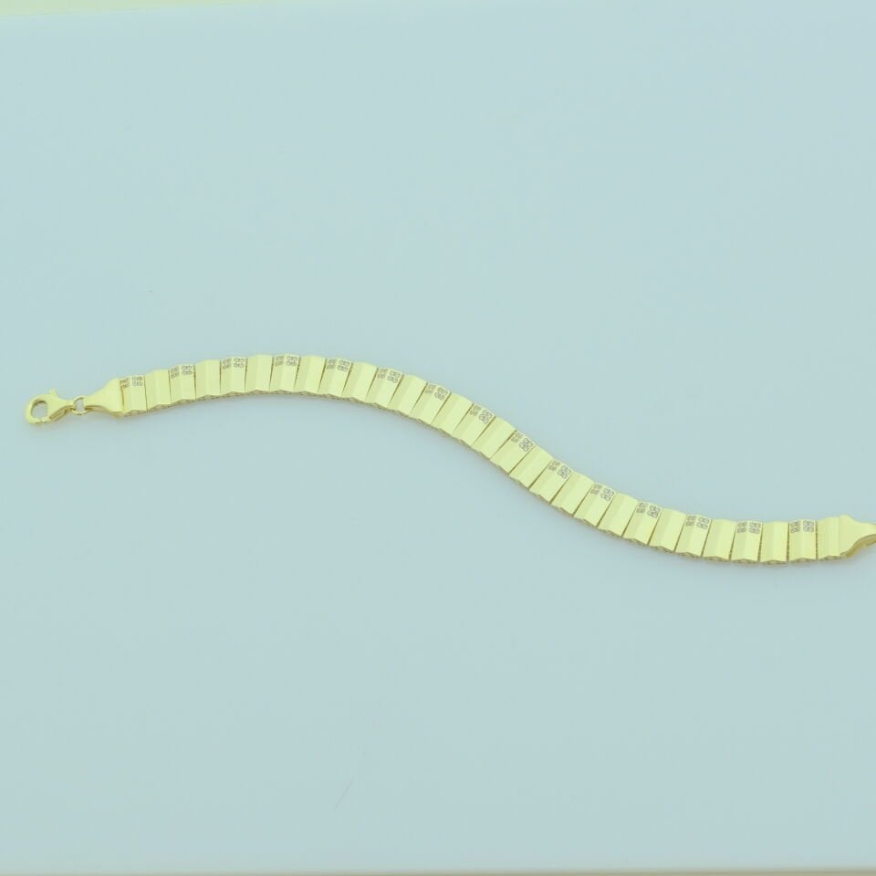 Altın Işıltı Adımları Bileklik