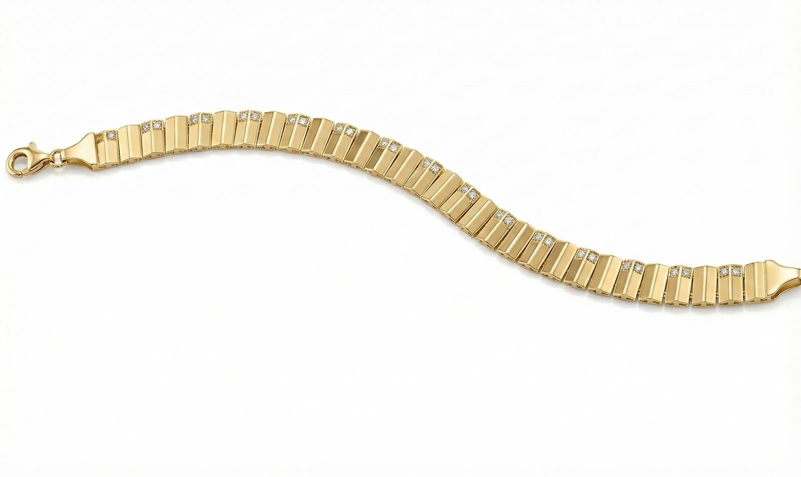 Altın Işıltı Adımları Bileklik