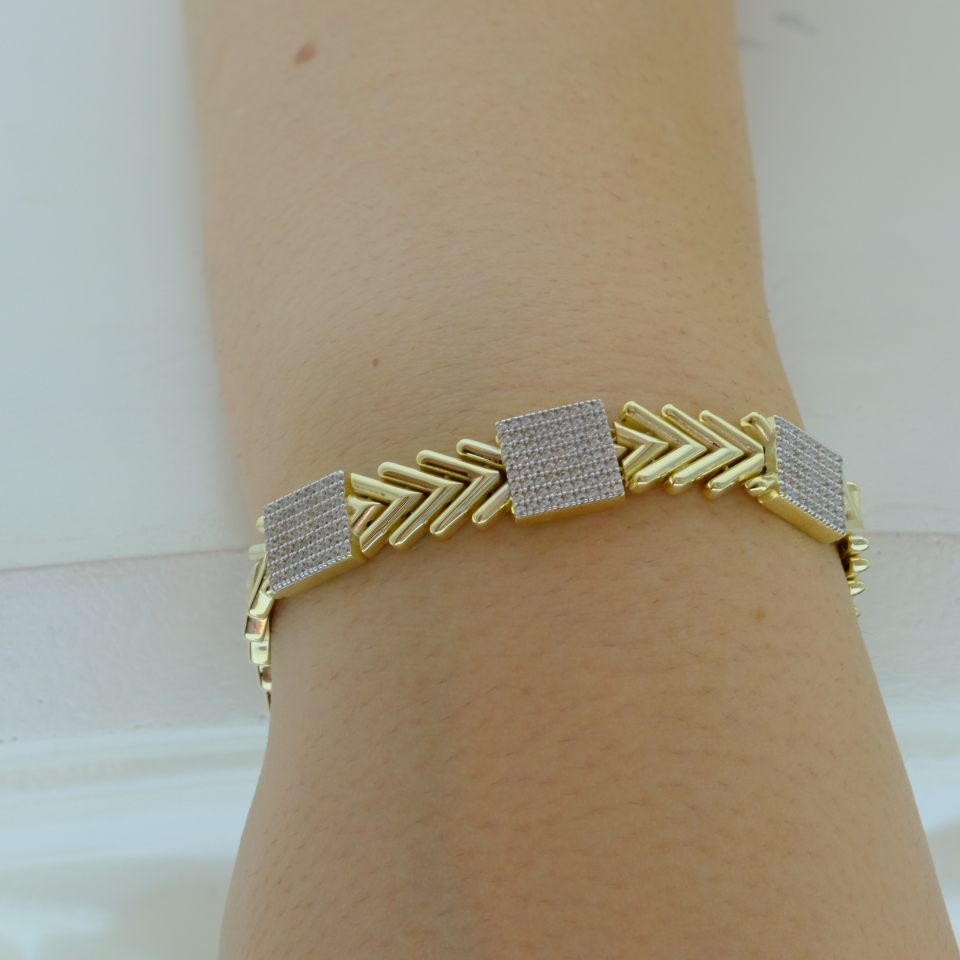 Altın Zarafet Yolu Bileklik