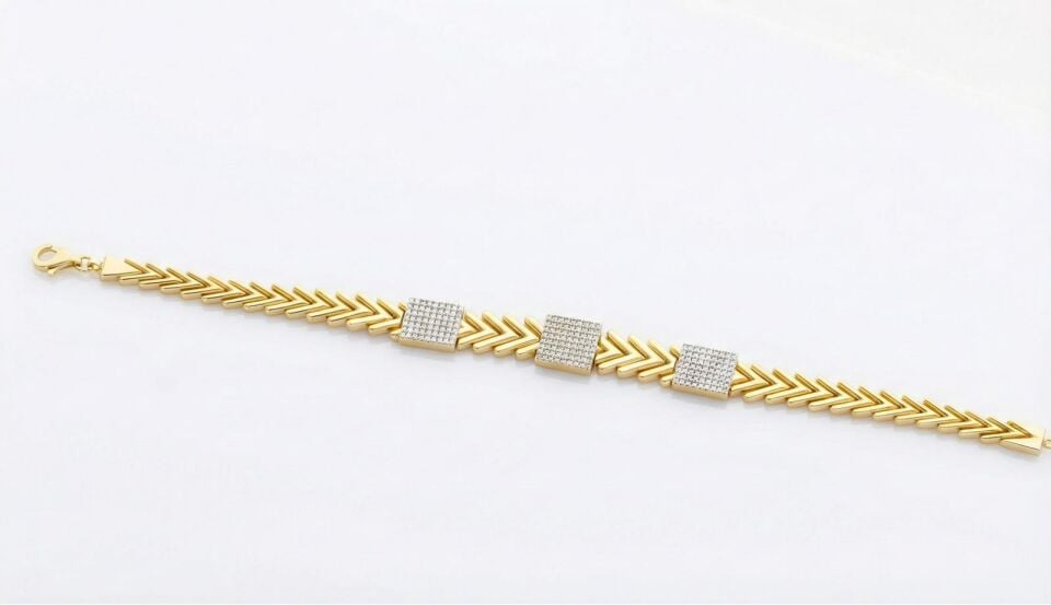 Altın Zarafet Yolu Bileklik