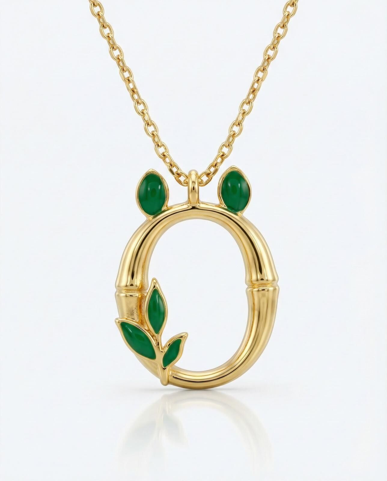 Bambu Ö Harfi Kolye