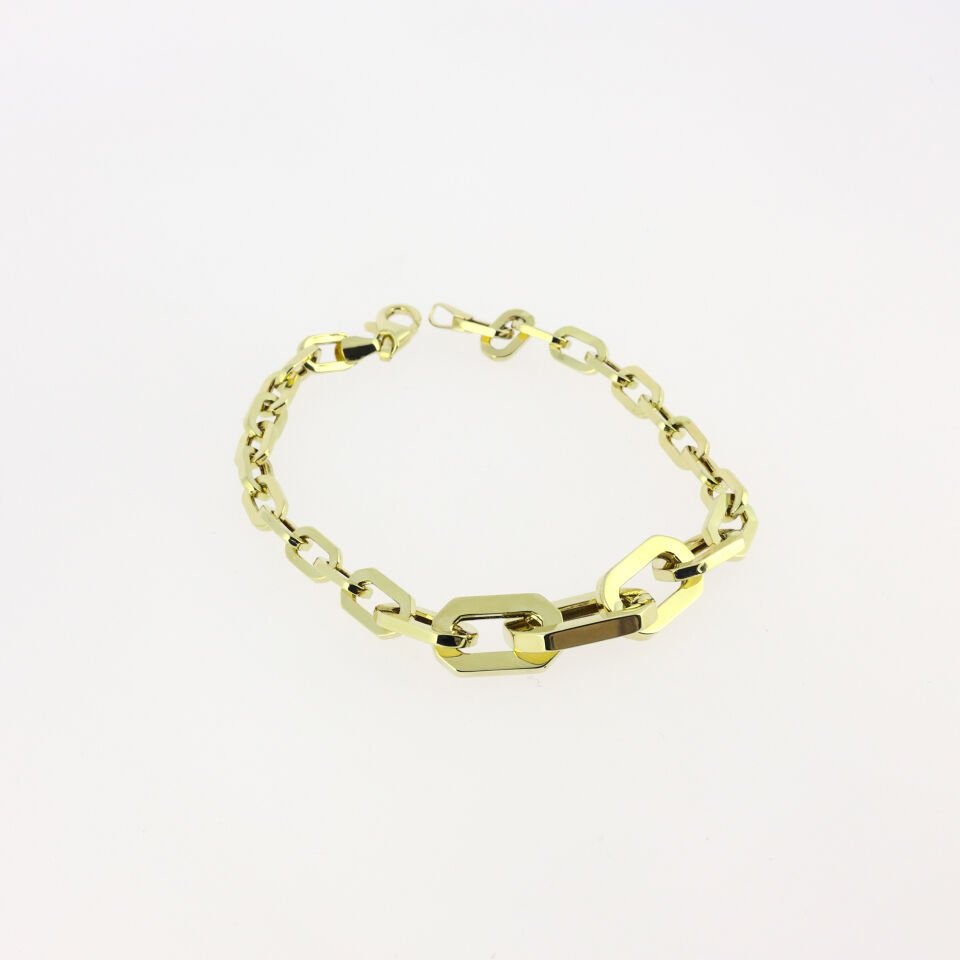 Zincir Işıltısı Altın Bileklik – Gücün ve Zarafetin Buluştuğu Nokta