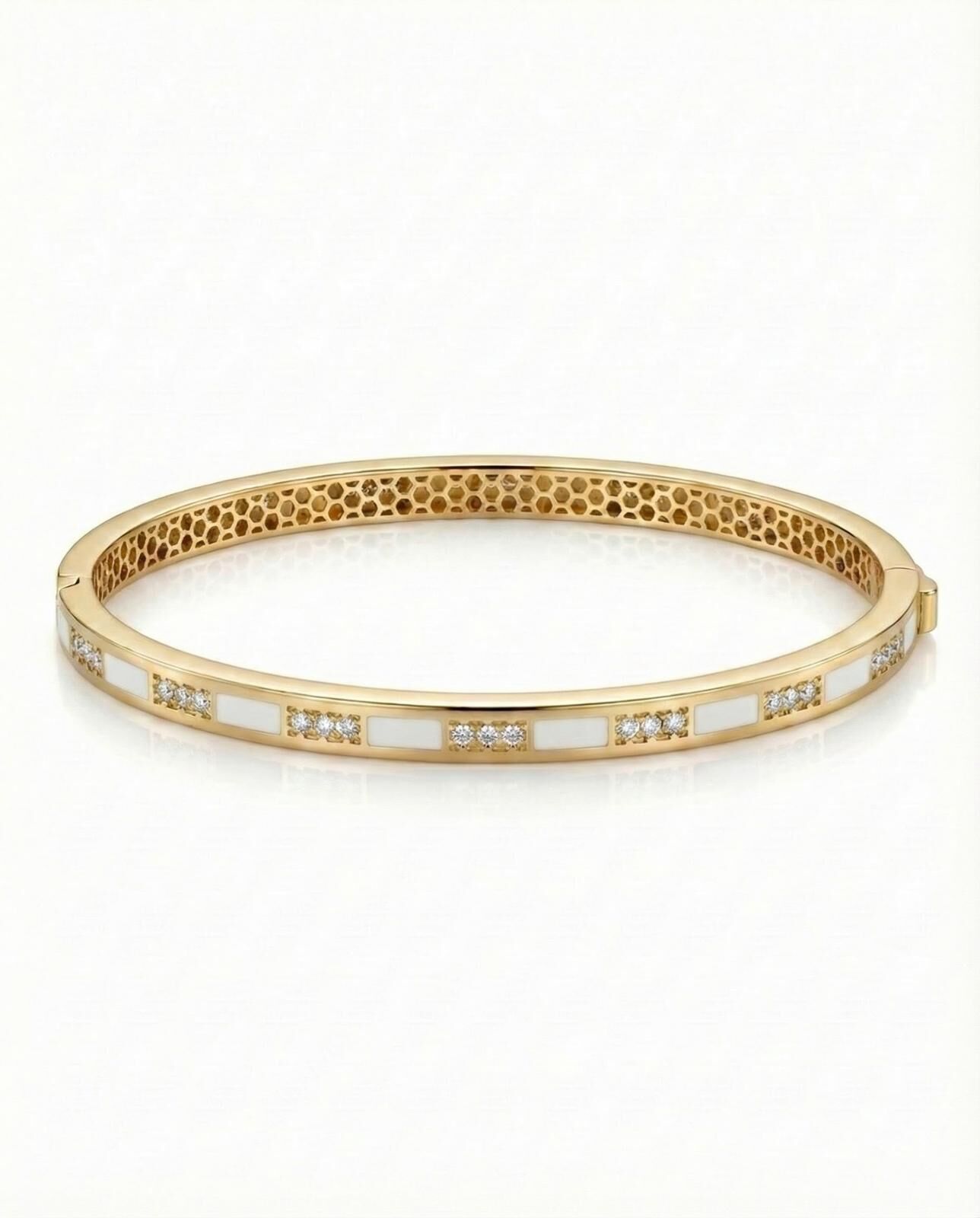 Beyaz Mine Sıralı Kelepçe