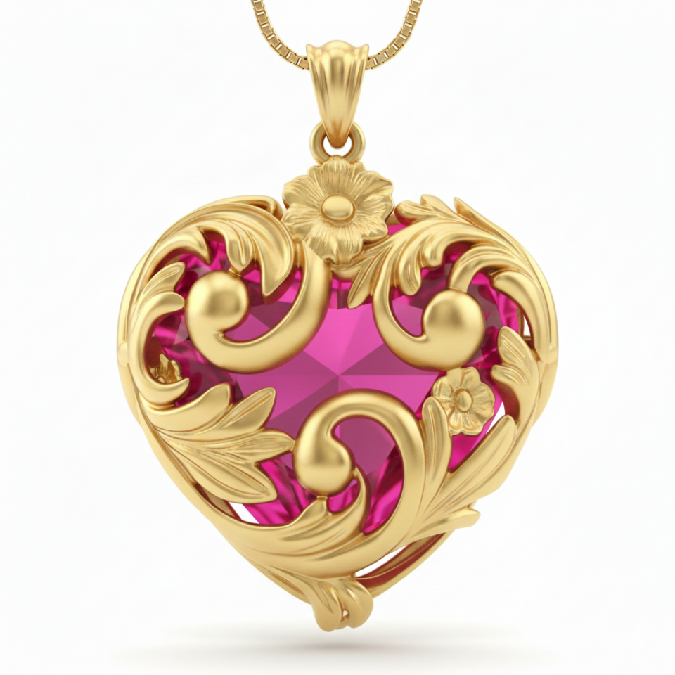 KALP TAŞ HAZİNELİ KOLYE