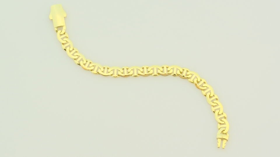 Klasik Zincir Formlu Altın Bileklik