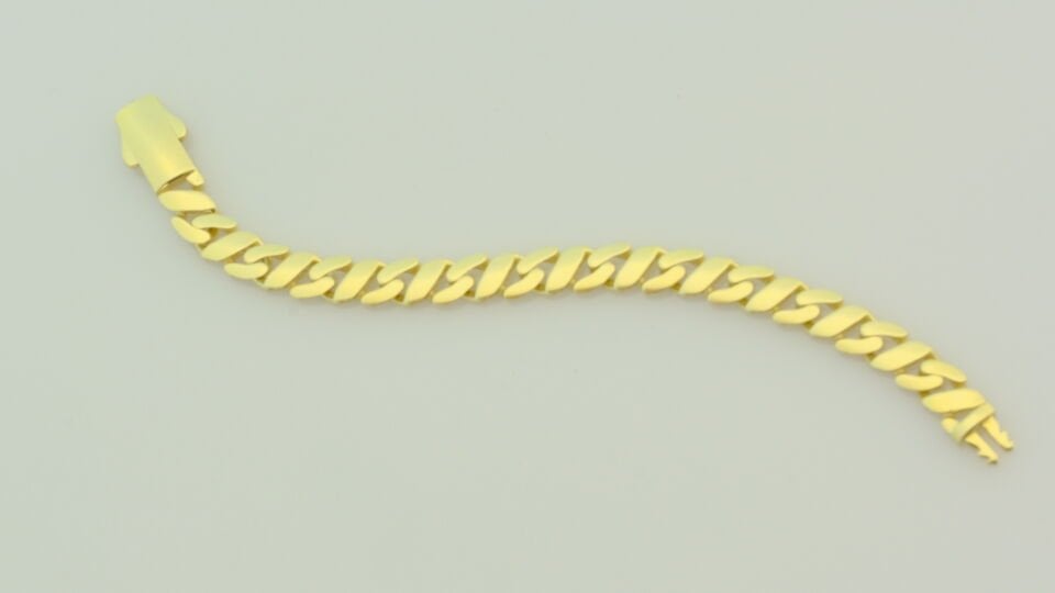 Klasik Düz Zincir Model Altın Bileklik