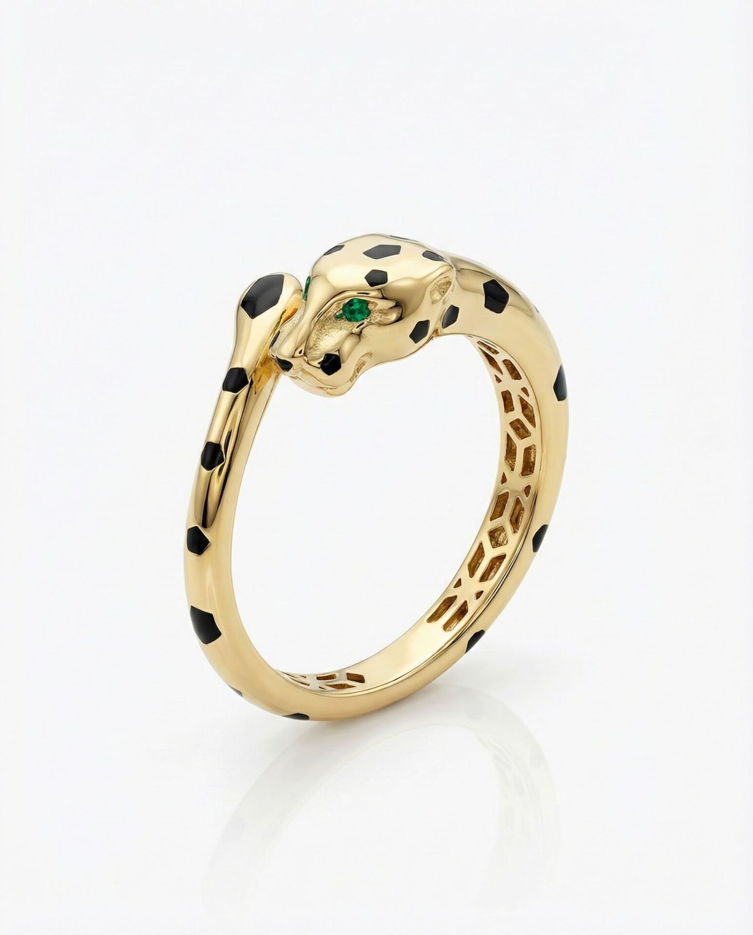 Altın Gizemli Yılan Yüzük