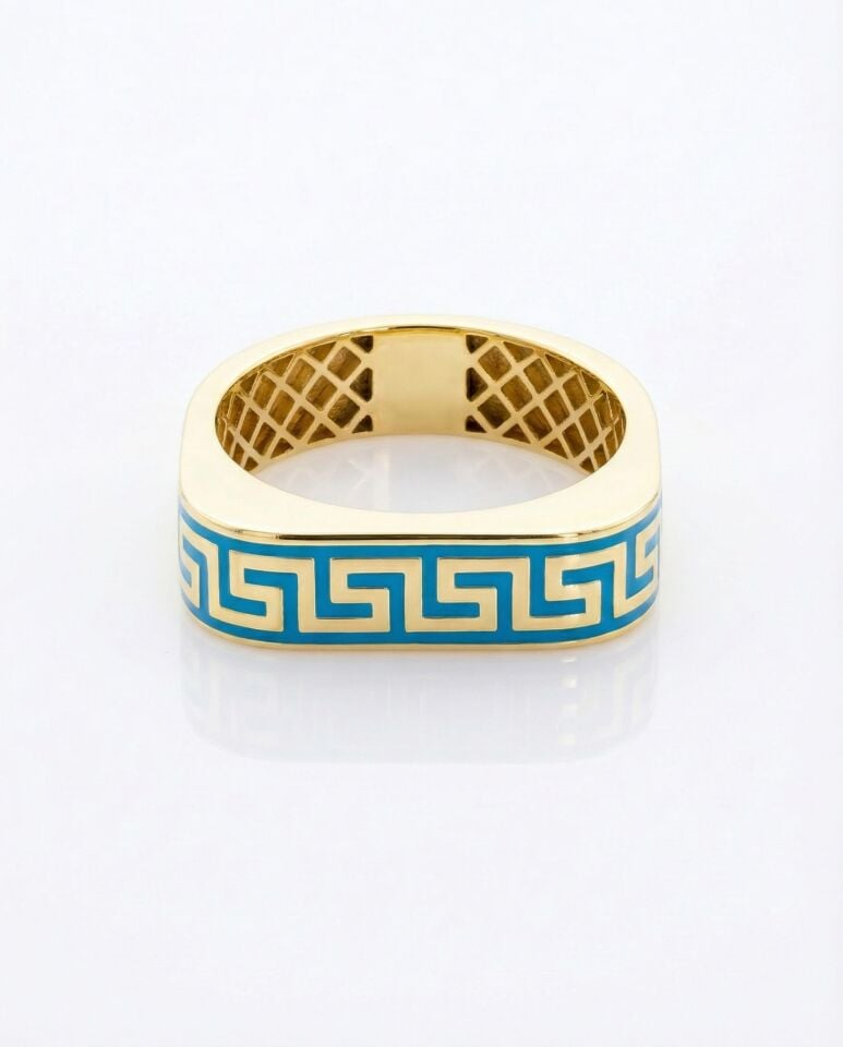 Altın Antik Desen Yüzük