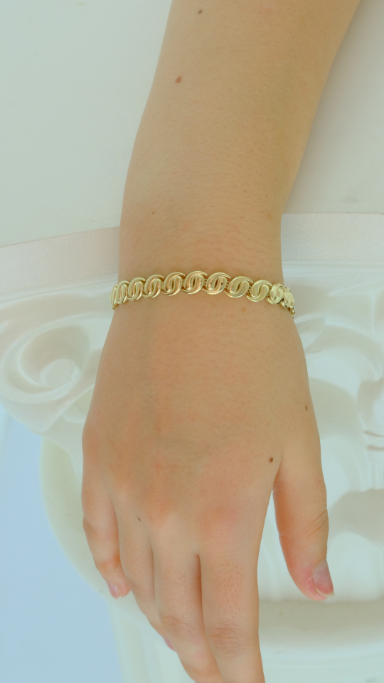 Altın Klasik Zincir Bileklik