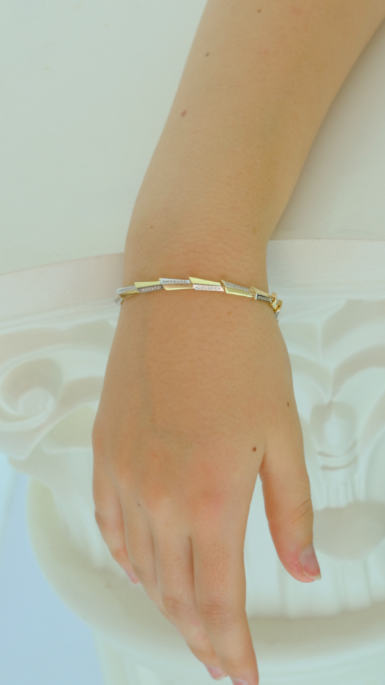 Altın İnce Işıltı Bileklik