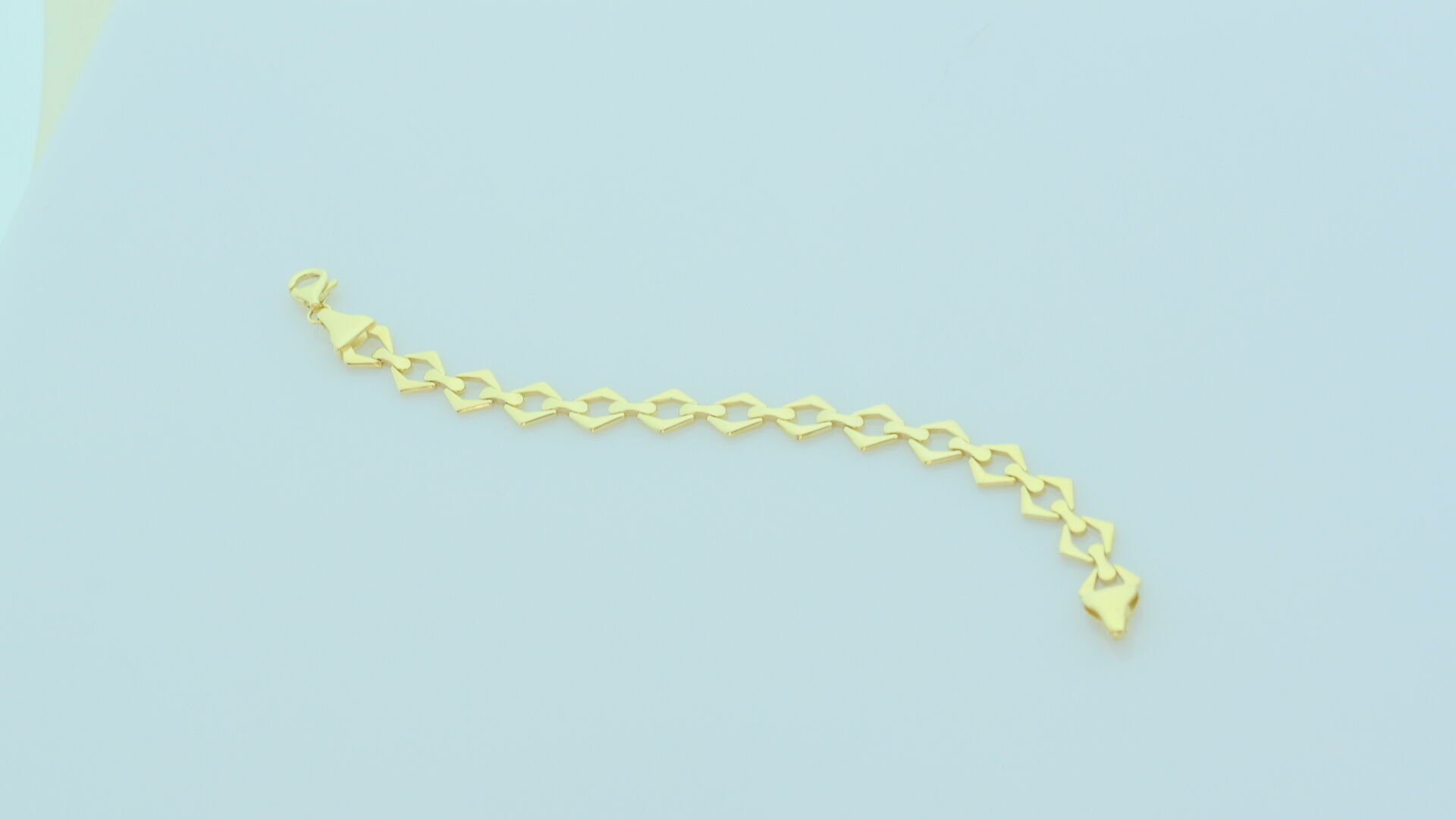 Altın Geometrik Zincir Bileklik